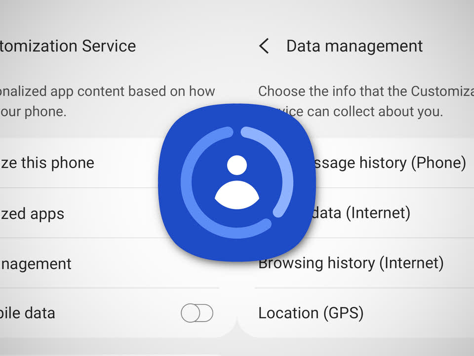 How to limit Samsung Customization Service data collection