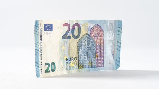 A 20 Euro bill.